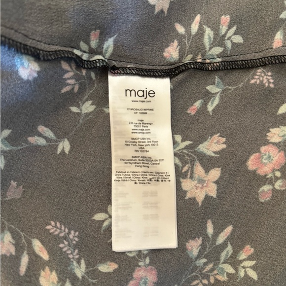 Maje Floral wrap dress - Picture 6 of 6